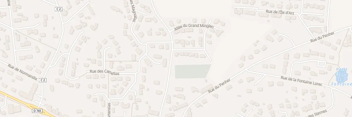 Plan du 2 All du Petit Minglen à La Trinité-Surzur