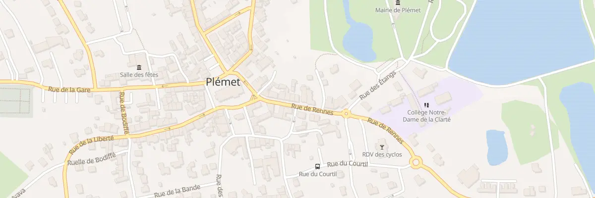 Plan du 9 Rue de Rennes à Plémet