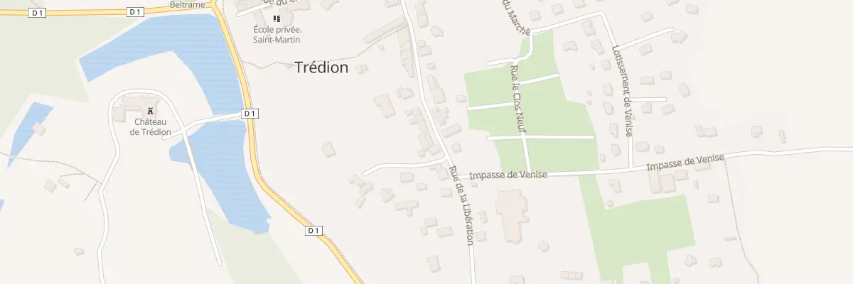 Plan du 34 Rue de la Libération à Trédion