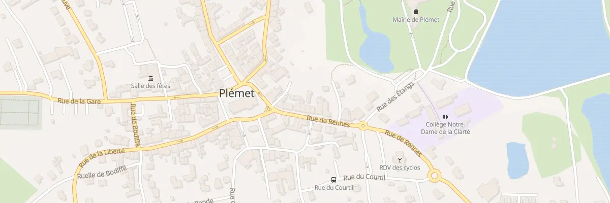 Plan du 5 Rue de Rennes à Plémet