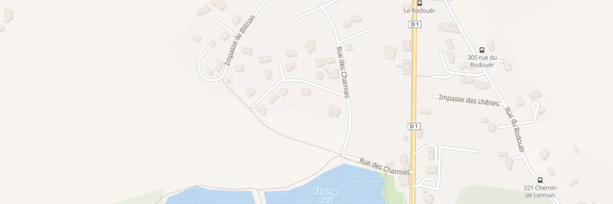Plan du 5 Rue des Peupliers à Trédion