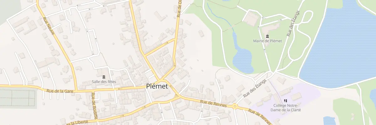 Plan du 10 Rue de Dinan à Plémet