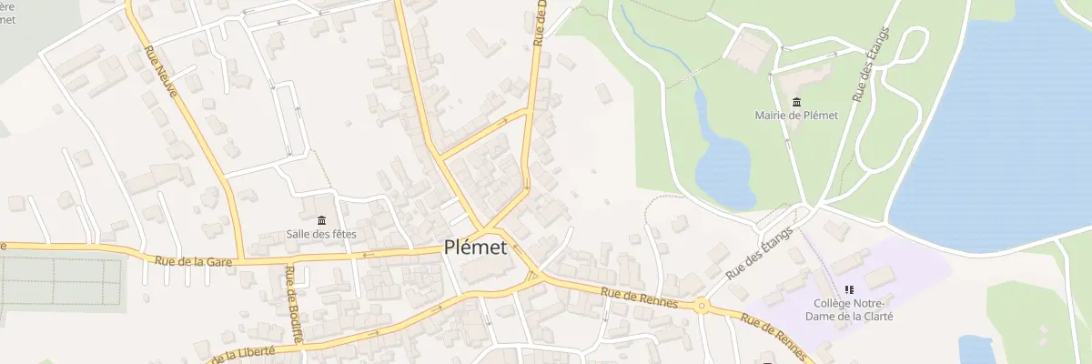 Plan du 12 Rue de Dinan à Plémet