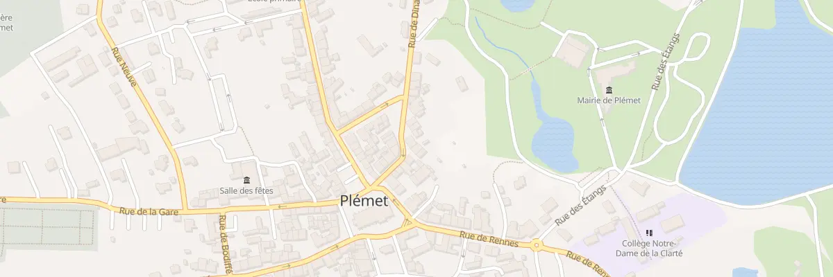 Plan du 14 Rue de Dinan à Plémet