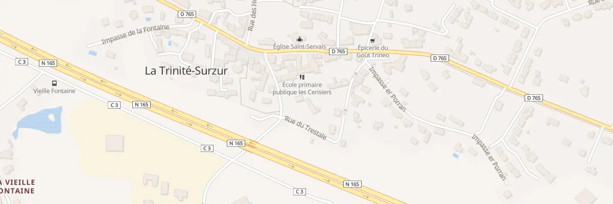Plan du 1 Rue du Trestale à La Trinité-Surzur