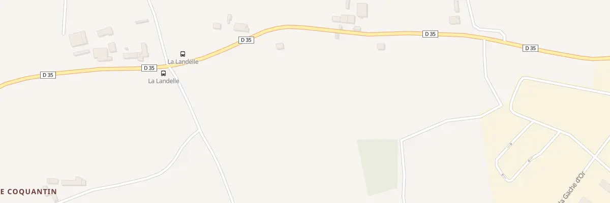 Plan du 3 La Lande à Bréhand