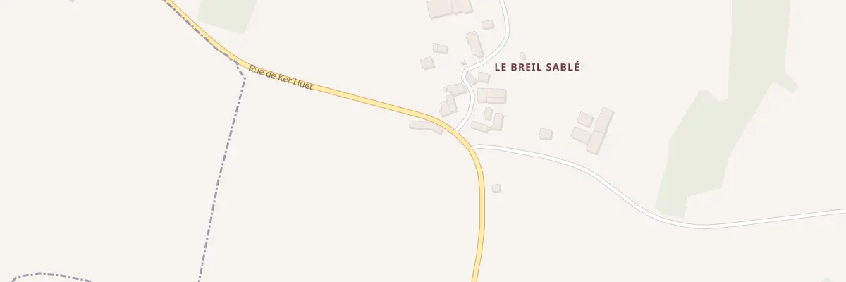 Plan du 45 Le Breil Sable à Plumieux
