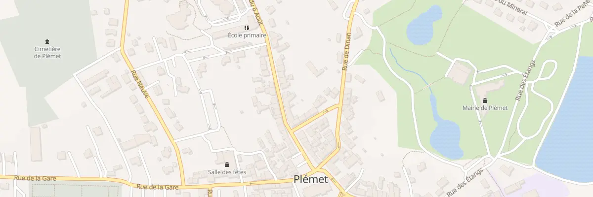 Plan du 4 Rue du Six Août à Plémet