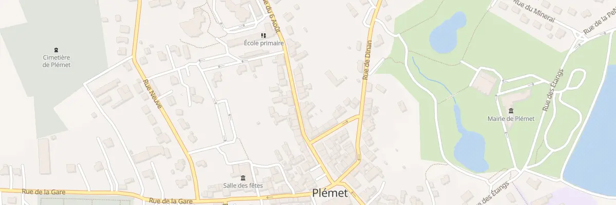 Plan du 6 Rue du Six Août à Plémet