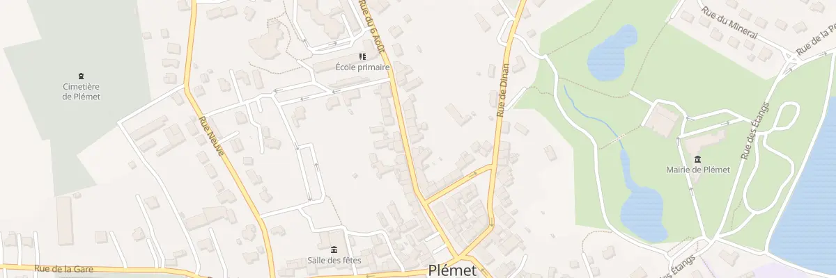 Plan du 12 Rue du Six Août à Plémet