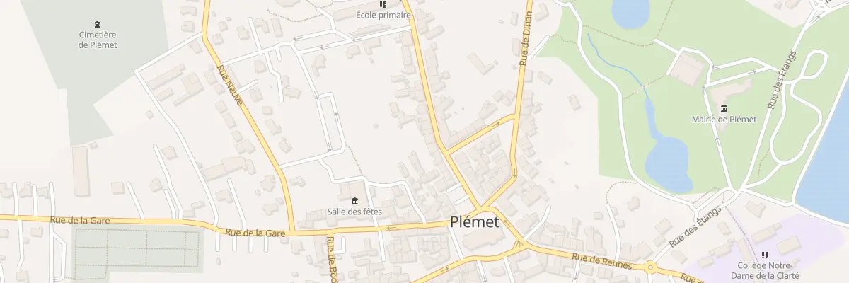Plan du 3 Rue du Six Août à Plémet