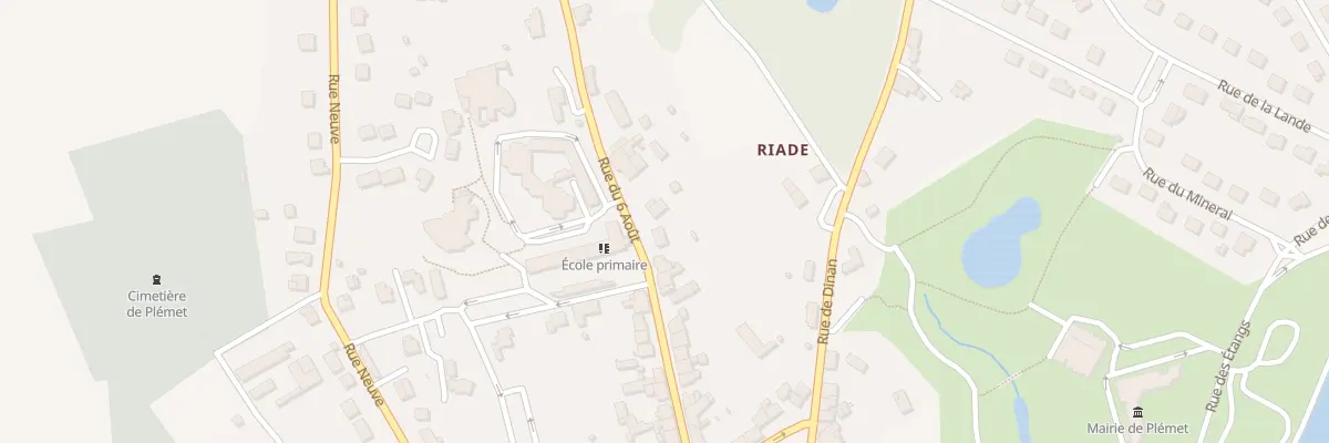 Plan du 28 Rue du Six Août à Plémet
