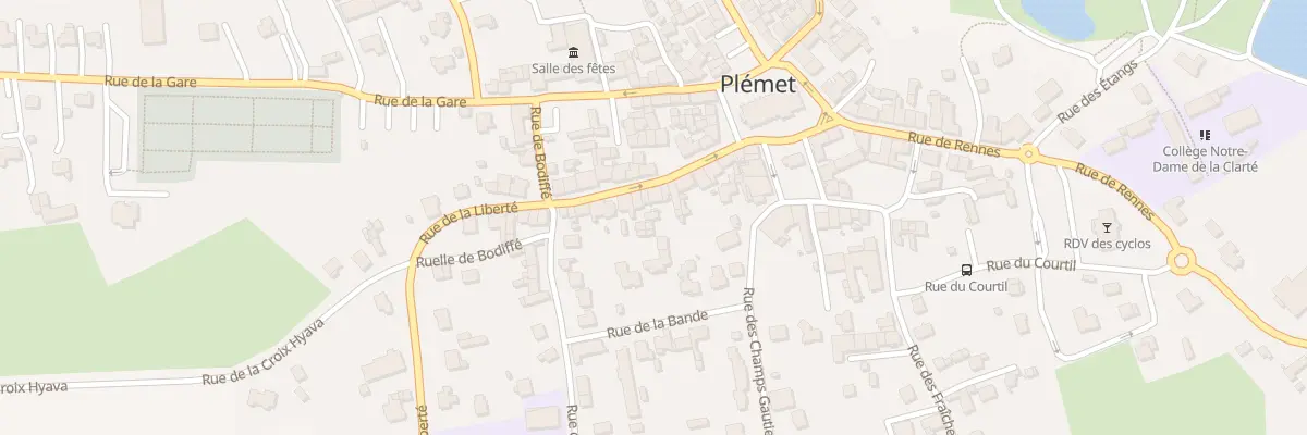 Plan du 17 Rue de la Liberté à Plémet