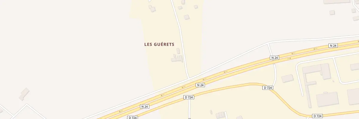 Plan du 5210 Les Guerets à Guégon