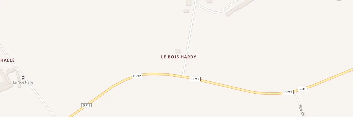 Plan du 5204 Le Bois Hardy à Coëtmieux