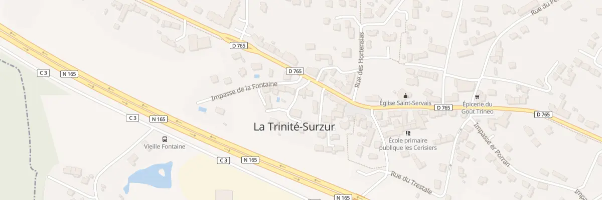 Plan du 1 Rue de la Butte à La Trinité-Surzur