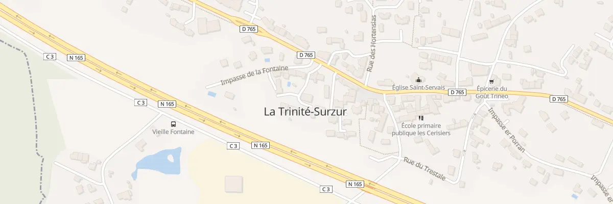 Plan du 3 Rue de la Butte à La Trinité-Surzur