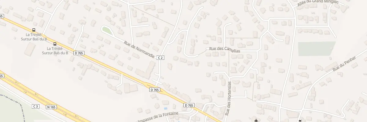 Plan du 5250 Lot Domaine de St Servais à La Trinité-Surzur