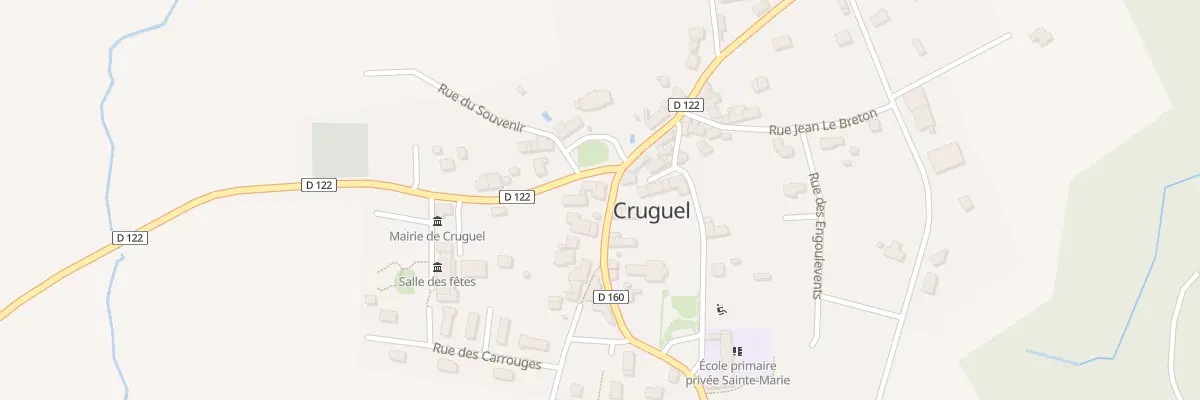 Plan du 2 Rue St Brieuc à Cruguel