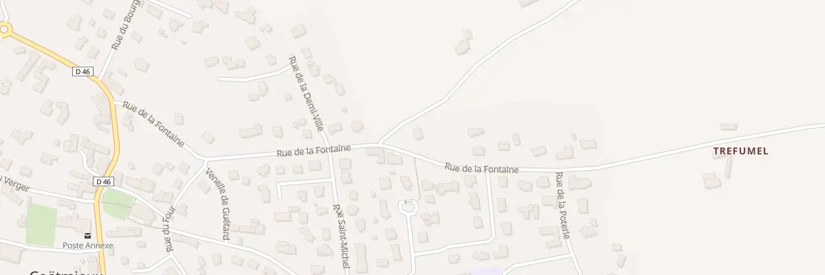 Plan du 15 Rue de la Fontaine à Coëtmieux