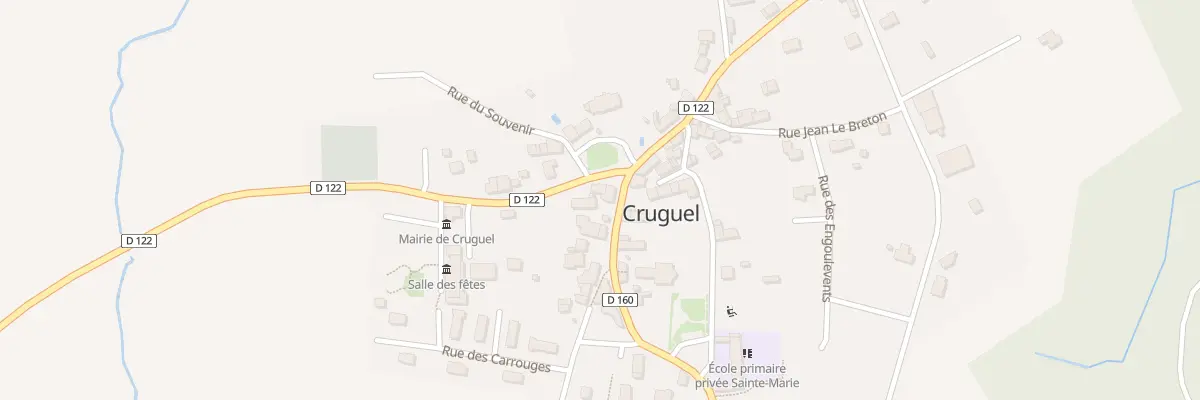 Plan du 7 Pl du Souvenir à Cruguel