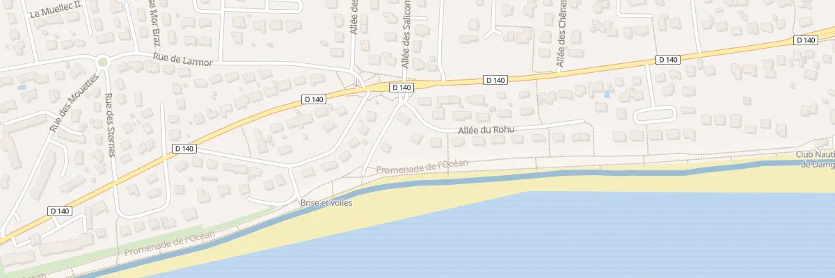 Plan du 25 All du Rohu à Damgan