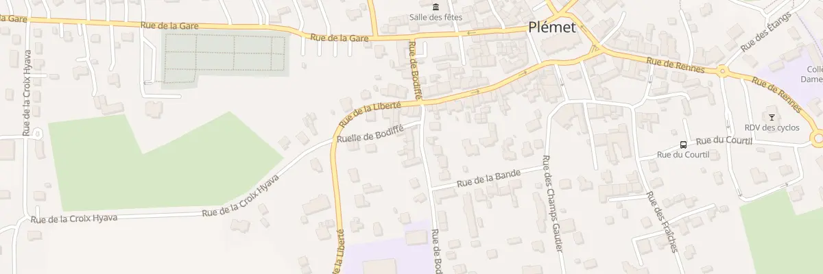 Plan du 10 Rue de Bodiffé à Plémet
