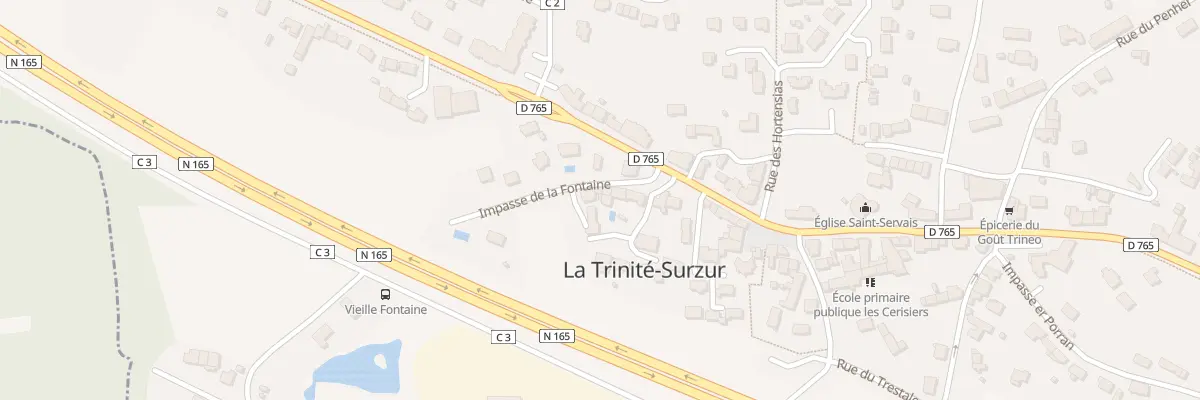 Plan du 3 Imp de la Fontaine à La Trinité-Surzur