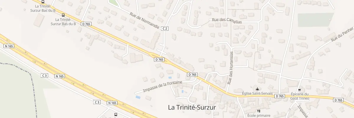 Plan du 12B Rte des Vénètes à La Trinité-Surzur