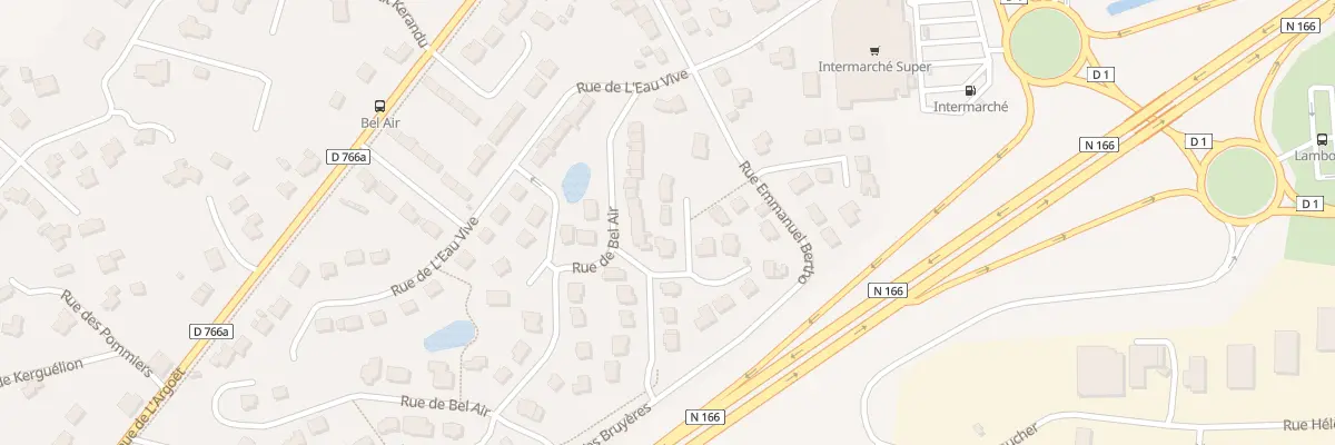 Plan du 4 Rue des Bruyères à Elven