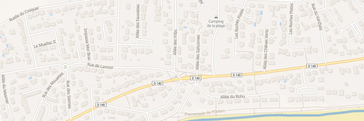 Plan du 4 All des Yribs à Damgan
