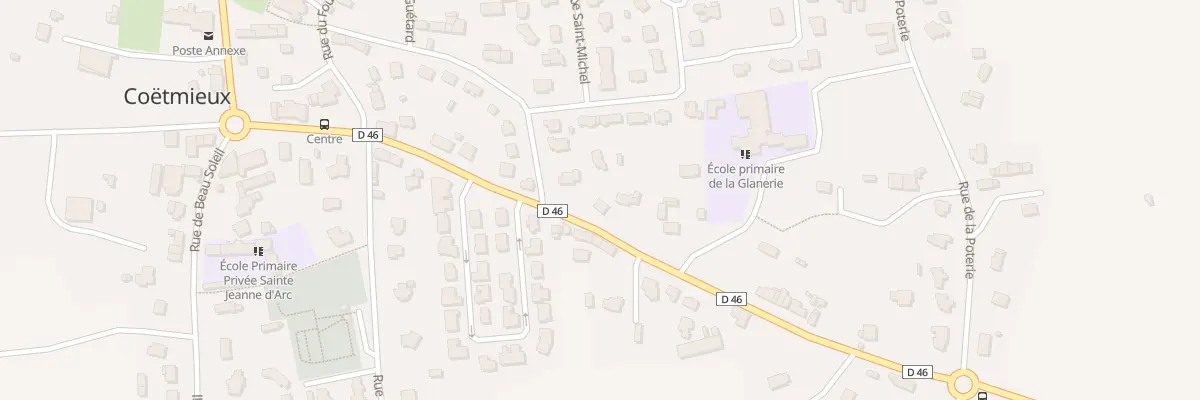 Plan du 13 Rue de la Glanerie à Coëtmieux