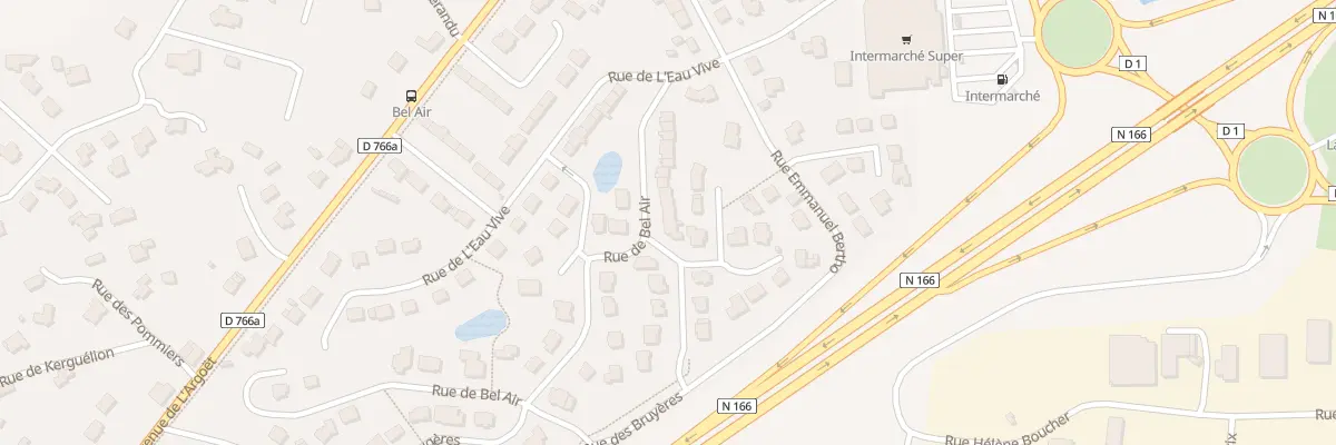 Plan du 24 Rue de Bel Air à Elven