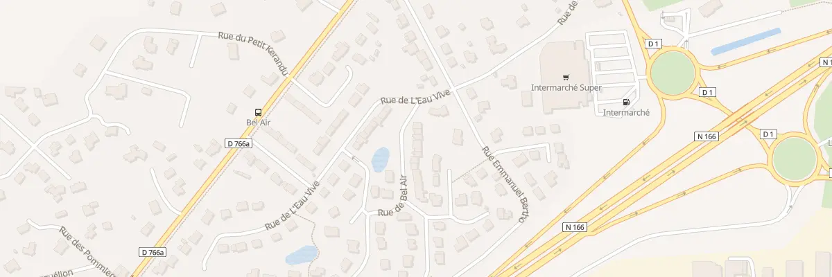 Plan du 6 Rue de Bel Air à Elven
