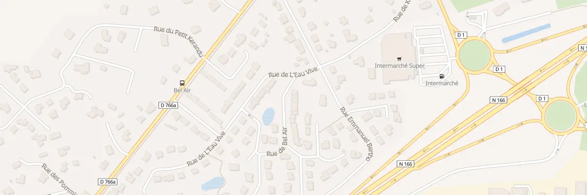 Plan du 4 Rue de Bel Air à Elven