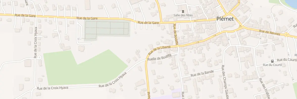 Plan du 34 Rue de la Liberté à Plémet