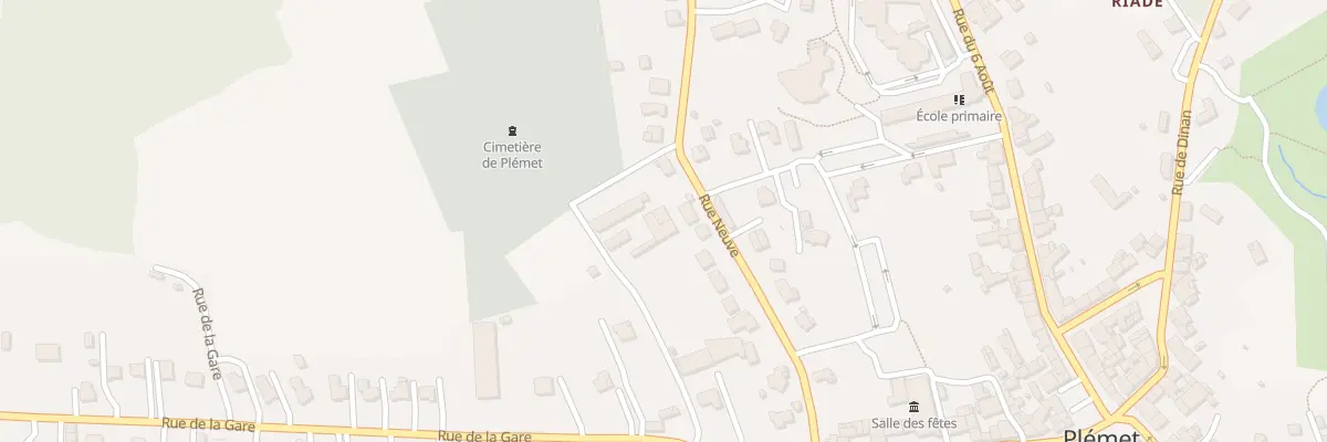 Plan du 21 Rue Neuve à Plémet