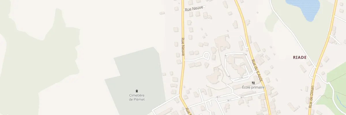 Plan du 33 Rue Neuve à Plémet