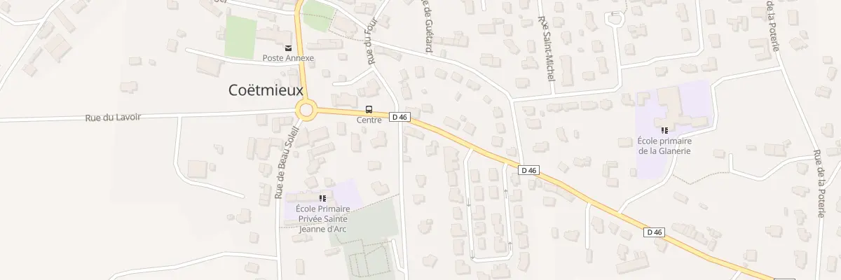 Plan du 8 Rue de la Glanerie à Coëtmieux