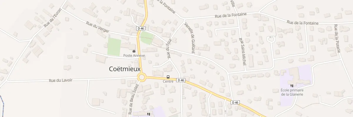 Plan du 6 Rue du Four à Coëtmieux