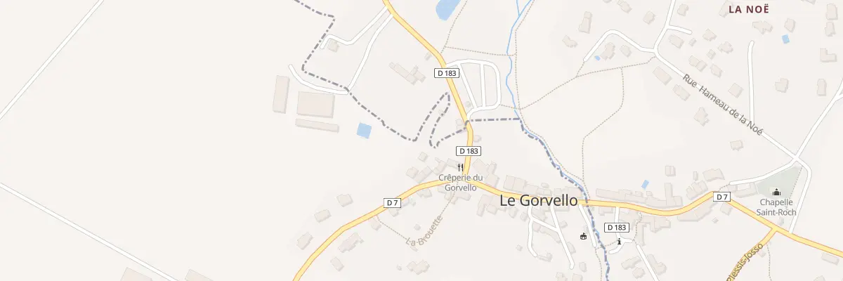 Plan du 5230 Le Gorvello à Theix-Noyalo