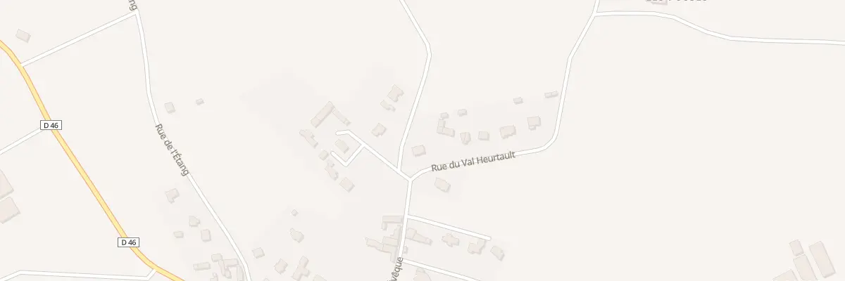 Plan du 1 Rue du Val Heurtault à Coëtmieux