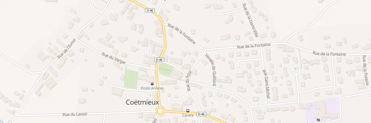 Plan du 5 Rue de l’Eglise à Coëtmieux