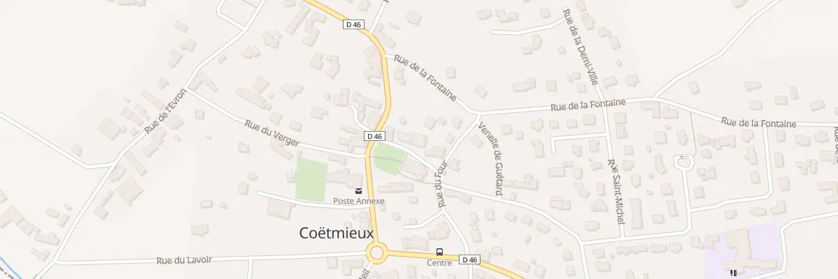 Plan du 3 Rue de l’Eglise à Coëtmieux