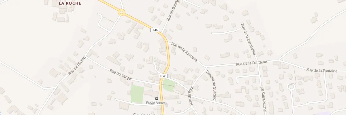 Plan du 8 Rue de la Mairie à Coëtmieux