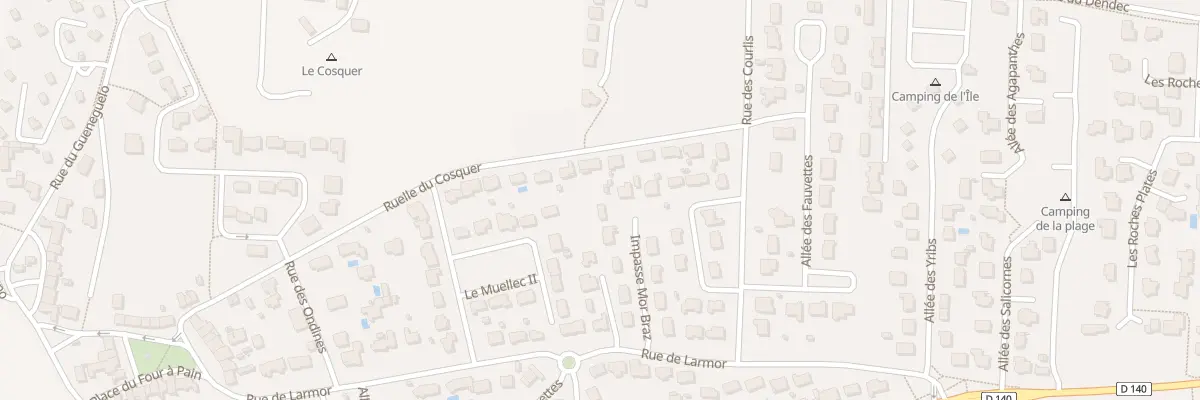 Plan du 9 Imp Mor Braz à Damgan