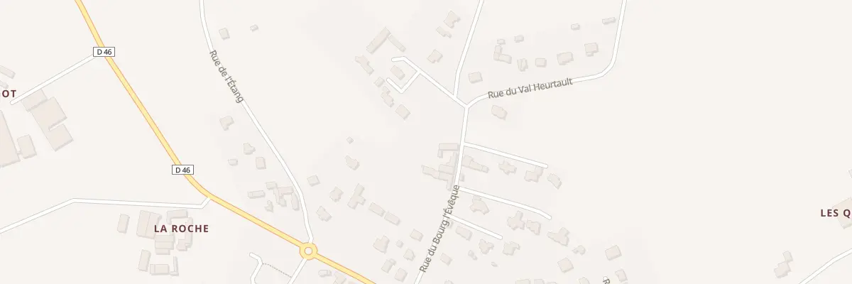Plan du 13 Rue du Bourg l’Evêque à Coëtmieux