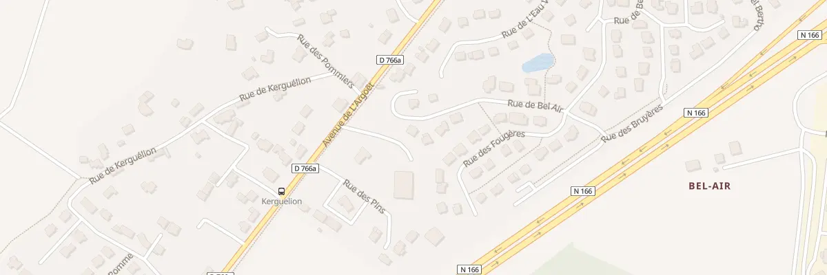 Plan du 48 Rue de Bel Air à Elven