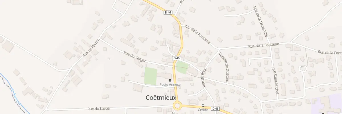 Plan du 9 Rue de la Mairie à Coëtmieux