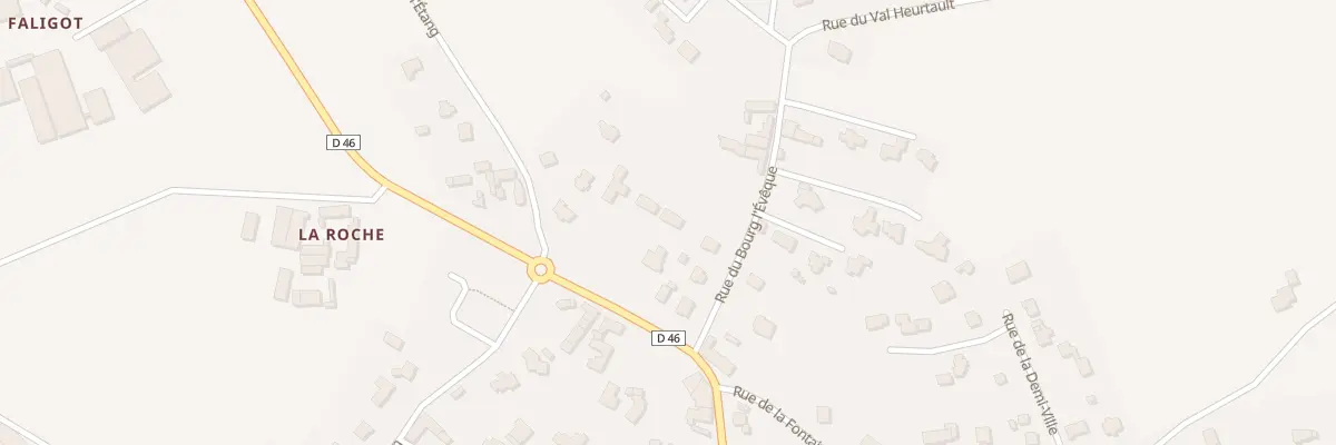 Plan du 5A Rue du Bourg l’Evêque à Coëtmieux